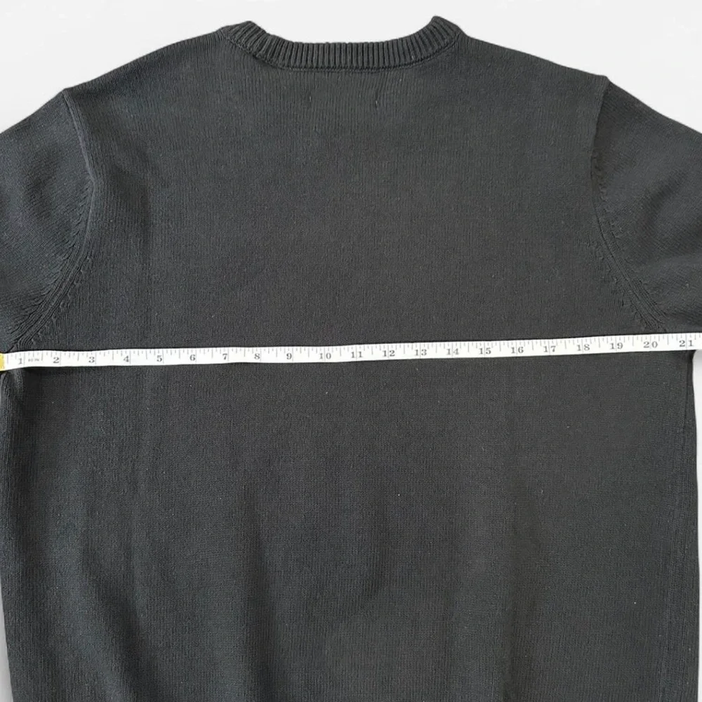 Chaps Black USA American Flag Knit Sweater Large NWT Team USA Americana Preppy - Picture 6 of 8